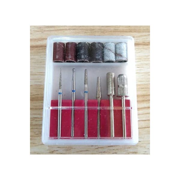 Diamond 12 Parça Tırnak Törpü Makinesi Uçları Nail Drill Freze Manikür Pedikür