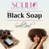 Raw African Black Soap Brick From Ghana 8oz
