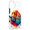 Dripping Paint Art Irish Water Spaniel Case for iPhone 16