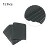 12Pcs Fabric Patch Iron-on Patches Dark Grey 4.9"x3.7" for Cloth