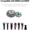 SH90 Replacement Heads for Philips Norelco Shaver Series 9000, Compatible with Shaver SH90/72, 6 pcs