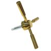 Premium Gun Safe 3 Spoke Safe Handle Gold Finish Replacement Safe Box Handle
