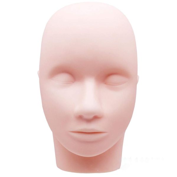 Manalulu Mannequin Head, Soft, For Practice, Training, Makeup Extensions, Salon, Beauty Salon, Perm, Massage, Repeated Mannequin, Height 9.7 x Width 5.7 x Thickness 4.3 inches (247 x 145 x 110 mm), Weight 13.8 oz (380 g)