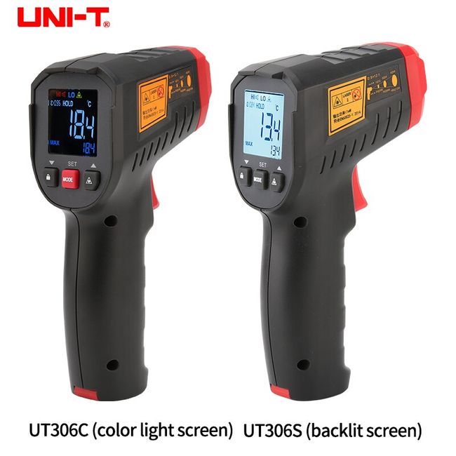 UT305R | UNI T Handheld Body Infrared Thermometer Portable Digital Non  contact Infrared Thermometer Laser Temperature Gun