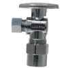 10 Pcs XFITTING 1/2" CPVC x 3/8" OD Compression Angle Stop Valve, 1/4 Turn