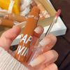 C05# Lip Gloss, Moisturizing Cream for Lips, High Color, Long Lasting, Lip Gloss, Moisturizing Lipstick, Moisturizing, Fashion Lip Gloss, Won't Fall Off, No Mask, Red, Cold Brown Raspberry