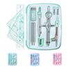 Mr. Pen- Geometry Set, 13 pcs, Compass for Geometry Compass, Geometry Kit Set with Shatterproof Storage Box, Math Compass, Geometry Set for School, Compass Math, Protractor and Compass Set