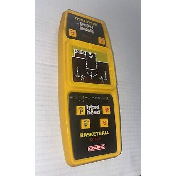 ISSUES Works Coleco Head to Head Basketball Handheld Electronic Game Vintage Toy