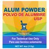 Alumbre en Polvo Alum Powder 4 oz