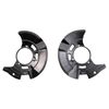 TRQ Front Brake Dust Shield Set Compatible with 2009-2014 Hyundai Sonata