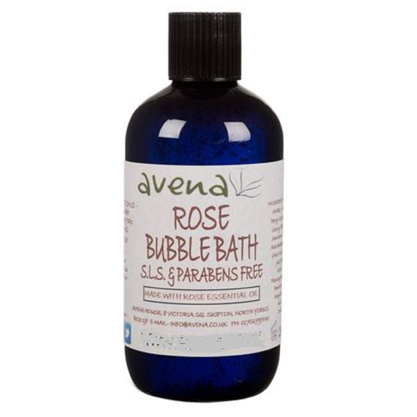 Luxury Bubble Bath Rose 250ml. SLS Free Bubble Bath With Essential Oil.