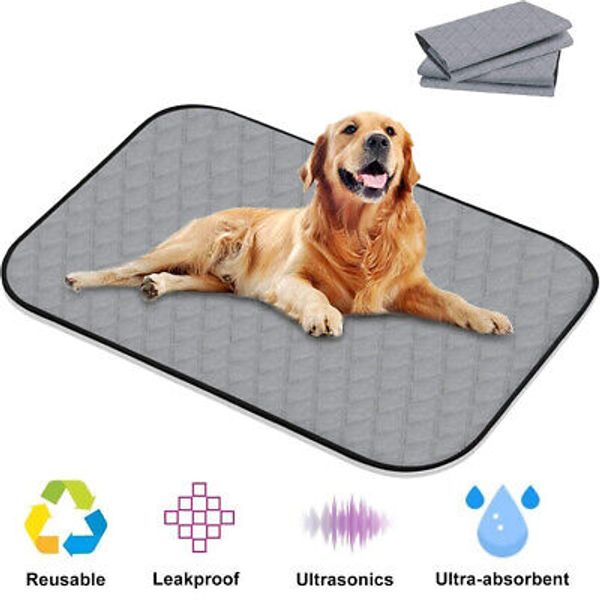 2 Pcs Dog Pet Pads Reusable Puppy Training Pads Washable Extra Large Non-Slip