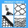 Envelope Style Universal Trunk Cargo Net Storage Organizer For Car Rear Bag Hook