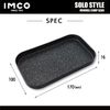 IMCO Mestin Frying Pan Marble Processing Rice Lid Lid (Black)