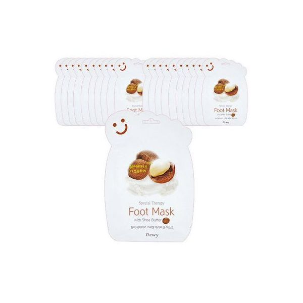 [Genuine Guarantee] Dewy Foot Pack/Shea Butter Therapy Foot Mask Pack 20 sheets/Dewy - Recommended