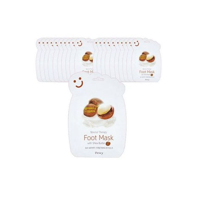 [Genuine Guarantee] Dewy Foot Pack/Shea Butter Therapy Foot Mask Pack 20 sheets/Dewy - Recommended