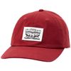 Levi's Men's Relaxed Dad Heritage Cap, Dull RED, UN