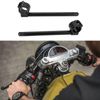 KSTE 1Pair Universal 41mm Motorcycle CNC Separate Handle Bar Adjustable Clip on Handlebar
