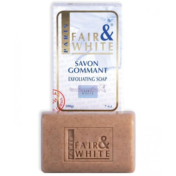 Fair and White Exfoliating Lightening Skin Soap - 7oz