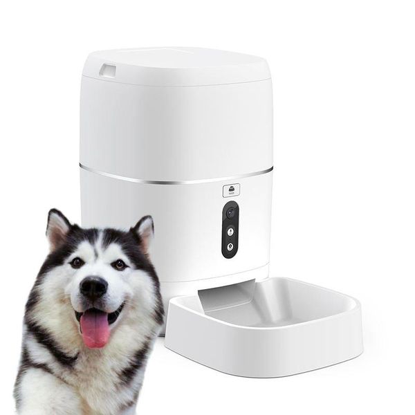 Intelligent Pet Companion: Automatic Feeder & Water Dispenser - White / Voice Version / 220V Us