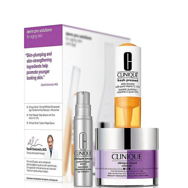 Clinique Derm Pro Solutions: For Aging Skin 3pc. Set New In Box