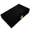 Marion Domino Double 6 Red & White Two Tone Jumbo Tournament Professional Size with Spinners in Elegant Black Velvet Case.