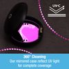 UVC Retainer Case for Invisalign by Tilcare - Dental Aligner with UV Light for Aligners, Retainers, Mouth Guard, Whitening Trays - Remove Odors