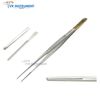 Debakey Vascular Tissue Thumb Forceps Atraumatic Tweezer 8" with Gold Handle 