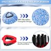 4 Pack Spin Mop Replacements Head Compatible for Oceda RinseClean 2-Tank System,Microfiber Spin Mop Refills Head,1 Mop Scrub Brush + 1 Mop Base + 4 Pack Cleaning Floor Mop Head