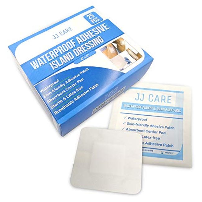 JJ CARE Silicone Foam Dressing [Pack of 10], 6x6 Silicone Bandages for  Wounds, Waterproof Foam Dressing with Adhesive Border, Absorbent Bed Sore  Bandages for Wound Care