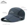 ELLEWIN Men's Baseball Cap UPF50 Hat W/Foldable Long Large Bill,One Size,D-Grey