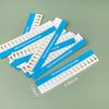 Framendino, 20 Pack Teeth Whitening Shade Guide Paper Tooth Bleaching Shade Chart for Household Oral Care