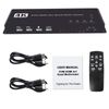 4 in 1 4K KVM Switch Multi Viewer Seamless HDMI Switch Keyboard Hotkey, Quad Split Screen Video Wall Controller Matrix Switch