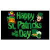 Happy St Patricks Day Flag 5ft x 3ft