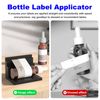 Bottle Labeling Machine, Labeling Wizard Tool, for Jars, Essential Oils, Candles, Lip Balms Label. (Black)