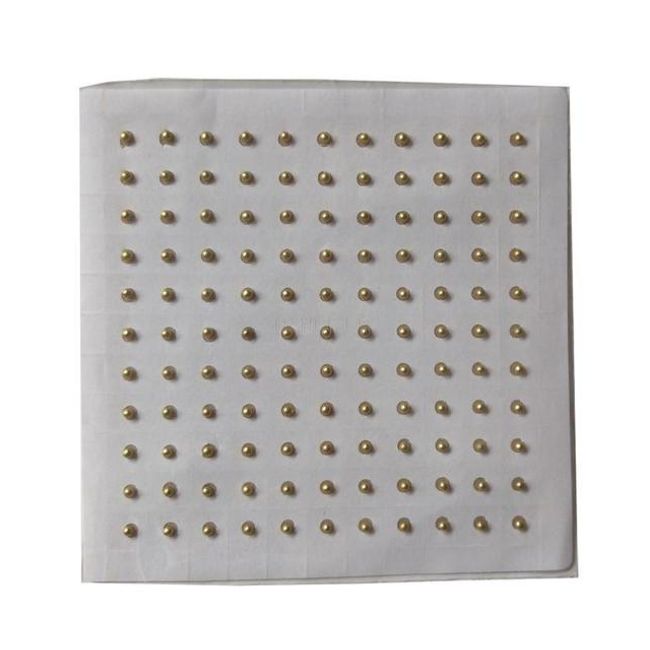 Magnet Gold Ear Seed Stickers Ear Magnetic Pellets 121 per Sheet, [01] 121 pieces