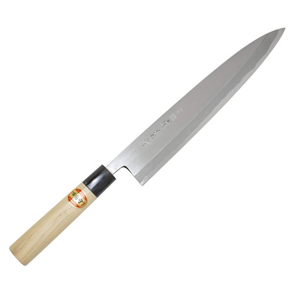 堺 Chrysanthemum Commands Special Knife Silver Blade Length: approximately/18 cm, Exclusive Factory Buffalo Pattern B – 818 