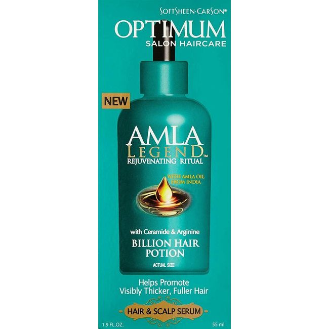 Softsheen Carson Optimum Amla Legend Billion Hair Potion Hair Scalp Serum-1.9 oz