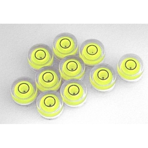 Ten 14mm Circular Bubble Spirit Level Use with Tripod New