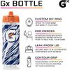 Gatorade Gx NFL Non-Slip Squeeze Bottles, 30 fl oz, Gx Hydration System