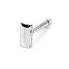 Double Edge Safety Razor by VIKINGS BLADE, Long Handle, Swedish Steel Blades Pack + Luxury Case. Traditional 3 Piece, Heavy Duty, Reduces Razor Burn, Smooth, Close, Clean Shave (Model: The Godfather)