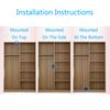 5Pcs Bronze Double Roller Catch Cupboard Cabinet Door Stoppers Damper Buffer Wardrobe Hardware Home Tools
