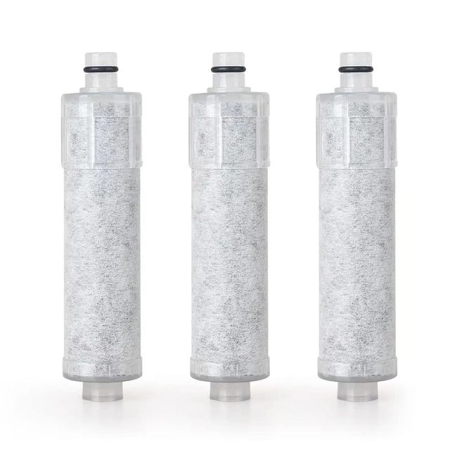 FranYee Replacement Water Filter Cartridge (JF-20-T) Faucet (Set of 3) Ridge All-in-One Chlorine Removal Cart (Compatible) (3 Pack)