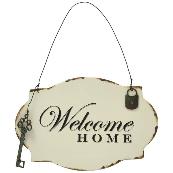COVENT GARDEN Old Key Welcome Plate BG-93