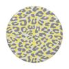 Yellow Leopard Cheetah Animal Print PopSockets Swappable PopGrip