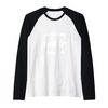 Funny Random Typography Raglan, black, S