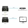 J-Tech Digital HDMI Extender By Single Cat 5E/6/7 Full Hd 1080P EDID Dolby DTS