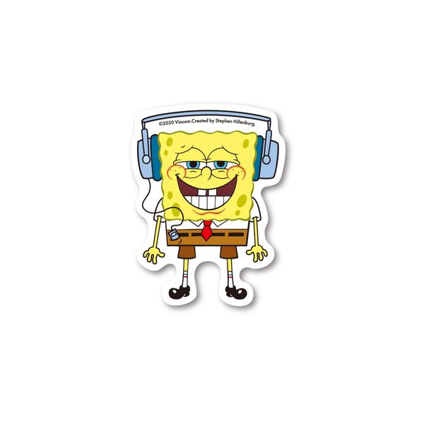 SpongeBob Mini Sticker Headphone Character Sticker USA Anime SpongeBob SPO015 gs Official Merchandise