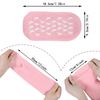 3 Pairs Moisturising Socks, Cotton Socks for Moisturising, Gel Socks for Women Moisture Socks for Moisturising Dry Feet Helps Repair Dry Cracked Skins and Softens Feet (Blue, Pink, Purple)