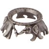 Bard's Pewter Egg Stand/Holder, Elephants, 0.875" Diameter (Fits Hen Sized Eggs)